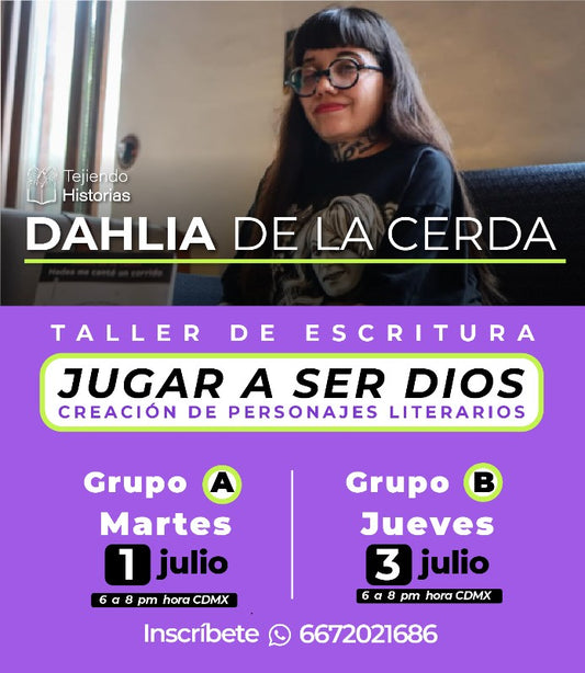 Jugar a ser dios. Creación de personajes literarios.