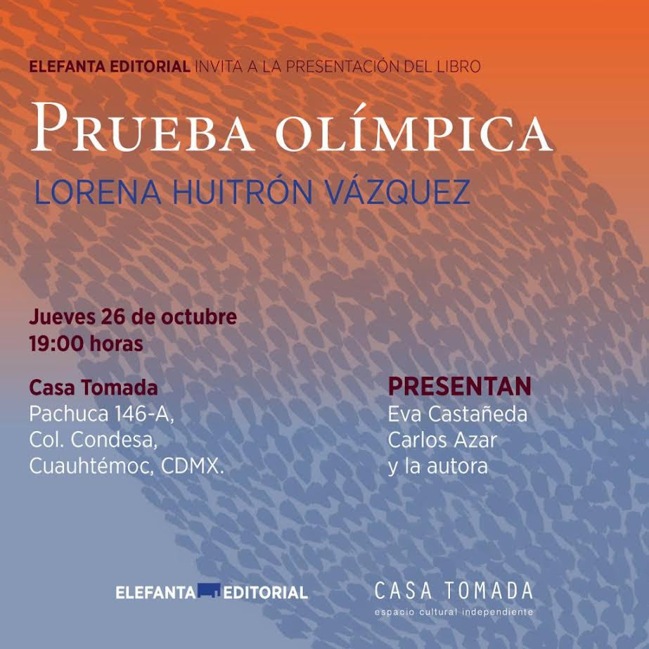 Prueba Olímpica, Lorena Huitrón Vázquez.