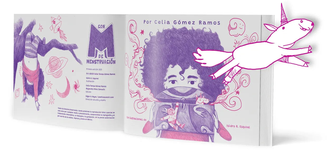 Con M de menstruación, Cel Gómez Ramos.