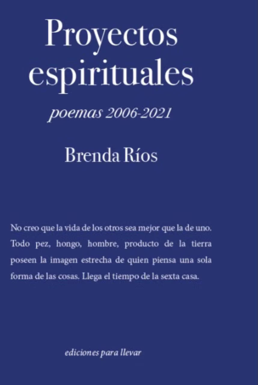 Proyectos espirituales, Brenda Ríos.